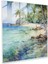 Cool Paradise Cam Baskı - Cool, Tropikal, Ev Dekorasyonu, Plaj, 30X30 1