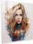 Marvel Suluboya Düşler Cam Baskı - Marvel, Büyülü, Duvar Süslemesi, Cam Baskı, 30X30 1