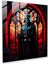 Darth Vader Vitray Duvar Sanatı - Darth Vader, Darth Vader, Cam Sanatı, Duvar Dekorasyonu, 30X30 1