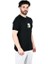 Erkek Regular Fit Pamuklu Basic T-Shirt 4