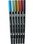 : Ab-T Dual Brush Pen Grafik Kalemi Seti : 6 Renk (Doğal Renkler) 2