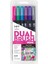 : Ab-T Dual Brush Pen Grafik Kalemi Seti : 6 Renk (Galaksi Renkler) 1