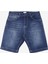 Normal Bel Slim Fit Erkek Denim Şort PBJ1226SS Denim Şortrenksiz 1