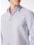 Slim Fit Gömlek Yaka Çizgili Lacivert - Beyaz Erkek Gömlek CE921SS Gömleklacivert-Beyaz 4