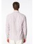 Slim Fit Gömlek Yaka Çizgili Beyaz - Kahverengi Erkek Gömlek CE923SS Gömlekbeyaz-Kahve 4