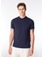 Bisiklet Yaka Düz Lacivert Erkek T-Shirt TE2675SS T-Shirtlacivert 3