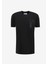 Bisiklet Yaka Siyah Erkek T-Shirt UMP24054TS 1