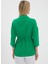 Gömlek Yaka Düz Yeşil Kadın Bluz 24YSL8763 5