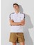 Baskılı Beyaz Erkek Polo T-Shirt 241M2206100 1