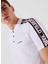 Baskılı Beyaz Erkek Polo T-Shirt 241M2206100 3
