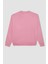 Kız Çocuk Açık Pembe Standart Fit Bisiklet Yaka Basic Düz Triko Kazak C6902A824AU 3