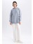 Oversize Fit Kapüşonlu Kalın Sweatshirt M3417AZ23WN 2