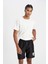 Fit Slim Fit Dar Kesim Sporcu Kısa Paça Şort D4069AX24HS 4