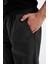 Antrasit Yazlık Jogger Pantolon Wide Leg Bol Rahat Kesim Paraşüt Beli Bağcıklı Geniş Bol Paça C9151AX24AU 5