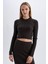 Slim Fit Dar Kesim Bisiklet Yaka Triko Kazak A2057AX24AU 3