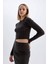 Slim Fit Dar Kesim Bisiklet Yaka Triko Kazak A2057AX24AU 5