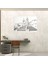 Roma Kanvas Tablo - Ispanyol Merdivenleri Minimalist Çizim - Roma, Minimalist Çizimler, Roma, Duvar Sanatı, 50X30 3