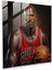 Yoğun Michael Jordan Cam Baskı - Micheal Jordan, Focus, Modern Sanat, Cam Sanatı, 70 x 70 cm 1