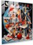 Noel Füzyon Cam Baskı - Noel, Kübist Resim, Duvar Süslemesi, Noel Füzyon Cam Baskı, 30 x 30 cm 1