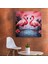 Geometrik Flamingo Tablo - Flamingo, Geometrik Tasarım, Kanvas Tablo, Kanvas Tablo, 30 x 30 cm 2