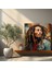 Bob Marley Kanvas Tablo - Duygulu Portre - Bob Marley, Dreadlocks, Kanvas Tablo, Kanvas Tablo, 30 x 30 cm 2