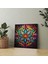 Funky Psychedelic Kaleydoskop Kanvas Tablo - Funky, Duvar Dekorasyonu, Renkler, Funky, 30 x 30 cm 3