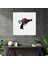Godfather Cam Baskı - Godfather, Silah, Siluet, Modern Sanat, 30 x 30 cm 3