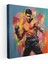 Muhammed Ali Kanvas Tablo - Canlı Pop Art Duvar Dekorasyonu - Muhammed Ali, Kanvas Tablo, Ev Dekorasyonu, Kanvas Tablo, 30 x 30 cm 1