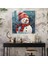 Noel Pop Cam Baskı - Noel, Noel Pop Cam Baskı, Modern Sanat, Pop Art Illüstrasyon, 30 x 30 cm 3