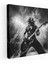 Metallica Canlı Performans Duvar Sanatı - Metallica, Siyah Beyaz Fotoğraf, Metallica, Passion, 30 x 30 cm 1