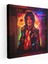 Michael Jackson Retro Neon Tabela Duvar Sanatı - Micheal Jackson, Neon Tabela, Duvar Dekorasyonu, Kanvas, 30 x 30 cm 1