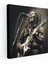 Bob Marley Duvar Sanatı - Bob Marley, Bob Marley, Siyah Beyaz Fotoğraf, Kanvas Tablo, 30 x 30 cm 1