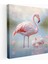 Sevimli Flamingo Ailesi Kanvas Tablo - Flamingo, Flamingo, Duvar Dekorasyonu, Sevimli, 30 x 30 cm 1