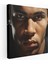 Muhammed Ali Duvar Dekorasyonu - Fotogerçekçi Kanvas Tablo - Muhammed Ali, Ev Dekorasyonu, Duvar Sanatı, Yakın Çekim, 30 x 30 cm 1