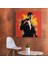 Muhammed Ali Duvar Tablosu - Minimalist Siluet Kanvas Tablo - Muhammed Ali, Boks, Duvar Süslemesi, Muhammed Ali, 30 x 30 cm 2