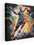 Nba Kanvas Tablo - Graffiti Tarzı Basketbolcu Duvar Tablosu - Nba, Nba Kanvas Tablo, Topa Smaç, Graffiti Tarzı Sanat Eseri, 30 x 30 cm 1