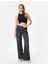 Crop Fitilli Atlet Asimetrik Kesim Bisiklet Yaka 1