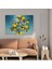 Limon Ağacı Duvar Tablosu - Modern Geometrik Kanvas Tablo - Limon Ağacı, Duvar Dekorasyonu, Kanvas Tablo, Dijital Sanat Eseri, 30 x 30 cm 2