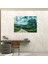 Pointilizm Cam Baskı Sakin Manzara Manzarası - Pointilizm, Cam Baskı, Pointilizm, Modern Sanat, 45 x 30 cm 2