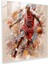 Michael Jordan Cam Baskı - Kavramsal Sanat - Micheal Jordan, Michael Jordan, Dönüşüm, Modern Sanat, 30X30 1
