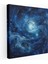 Lacivert Dönen Nebula Kanvas Tablo - Lacivert, Kanvas Tablo, Lacivert, Duvar Dekorasyonu, 30 x 30 cm 1