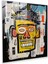 Basquiat Sembolizmi Cam Baskı - Basquiat, Soyut Formlar, Basquiat, Cam Sanatı, 30X30 1