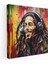 Bob Marley Duvar Tablosu - Graffiti Tarzı Kanvas Tablo - Bob Marley, Kanvas Tablo, Ruh, Duvar Dekorasyonu, 30 x 30 cm 1