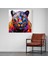 Pop Art Kara Panter Cam Baskı - Kara Panter, Modern Sanat, Cam Duvar Sanatı, Ev Dekorasyonu, 30X30 2