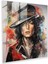 Sınırsız Yaratıcılık Michael Jackson Cam Baskı - Micheal Jackson, Ev Dekorasyonu, Yaratıcılığın Sınırları, Cam Duvar Tablosu, 30X30 1