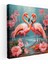Flamingo Duvar Dekorasyonu - Flamingo, Flamingo, Aşk, Romantik, 30X30 1