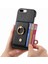 IPhone 7 Için Kılıf Artı/8 Artı Premium Dokulu Deri Kart Yuvaları Halka (Yurt Dışından) 5
