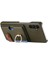 Samsung Galaxy A04S Premium Dokulu Deri Kart Yuvaları Halka Standı (Yurt Dışından) 4