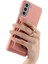 Samsung Galaxy S21 Kart Yuvaları Halka Standı Premium Dokulu Deri (Yurt Dışından) 5