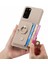 Samsung Galaxy S20 Artı Halka Standı Premium Dokulu Deri Kart (Yurt Dışından) 2